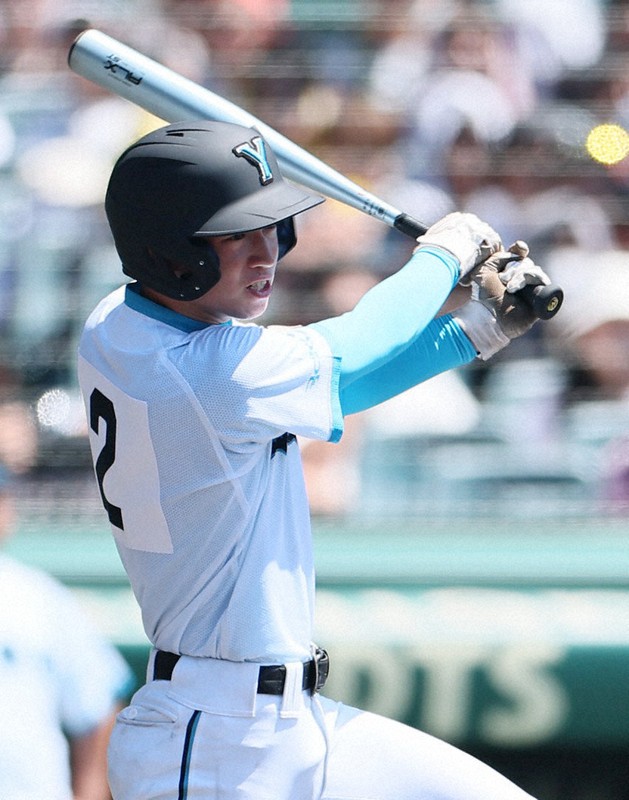 「個人連続打数安打8」　山梨学院・横山が大会タイ記録　夏の甲子園