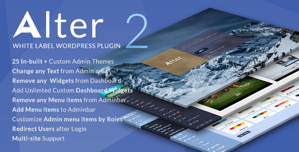 WpAlter v2.3.3 - White Label Wordpress Plugin