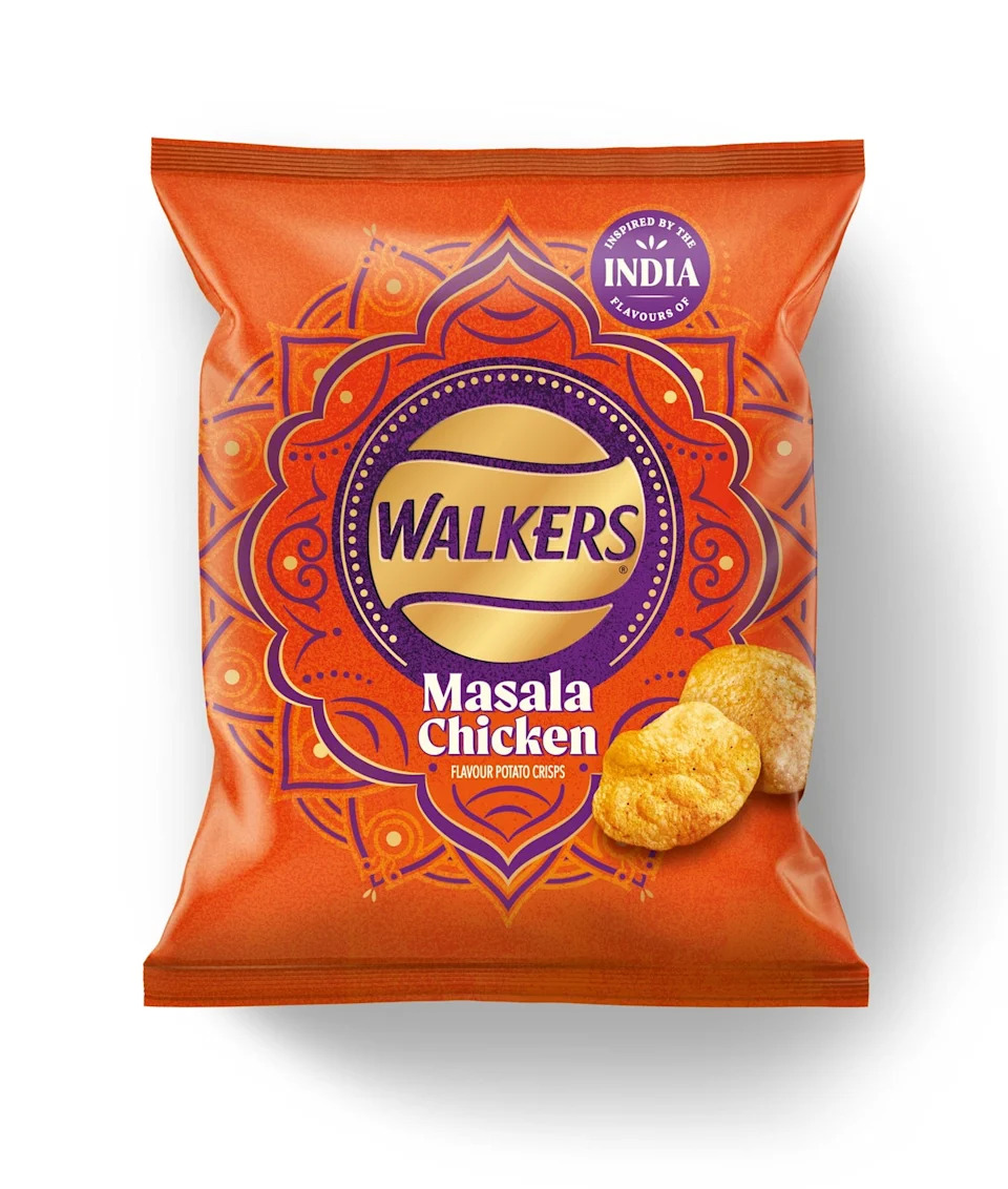 Walkers describes its new Masala Chicken flavour as having a “rich and spicy taste” (Walkers)