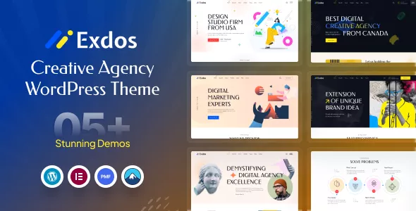 Exdos - Digital Agency WordPress Theme v1.1.1