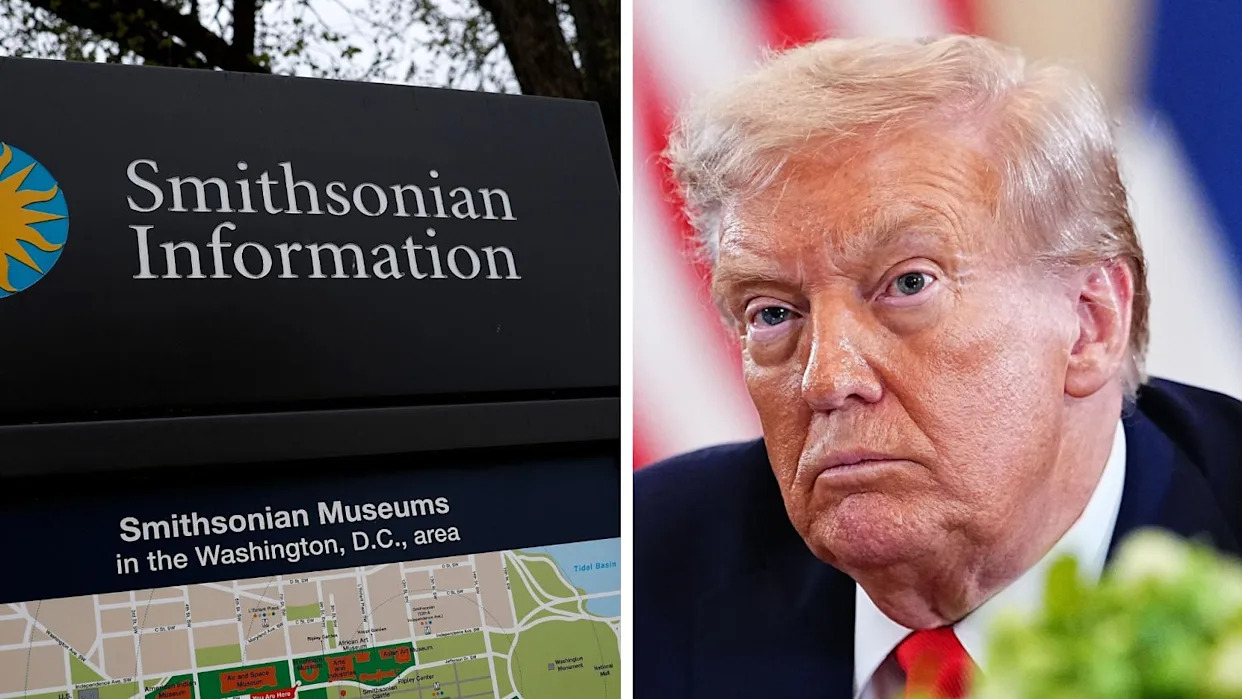 'He's trying to rewrite history': Trump claims Smithsonian focuses too much on 'how bad slavery was'
