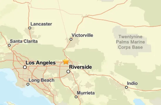 A magnitude 4.4 earthquake struck over three miles north of Fontana on Thursday, July 31.