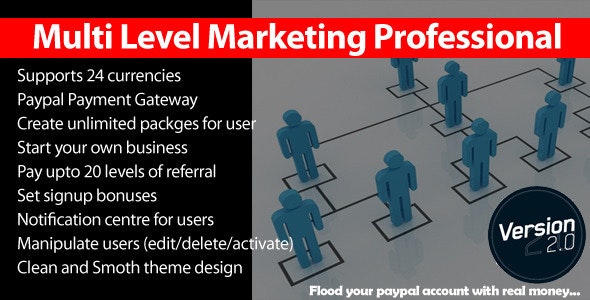 Multi Level Marketing Professional v2.9.1.2 Multi Level Marketing Professional v2.9.1.2