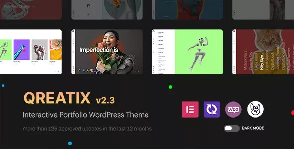 Qreatix - Interactive Portfolio WordPress Theme v2.4.1