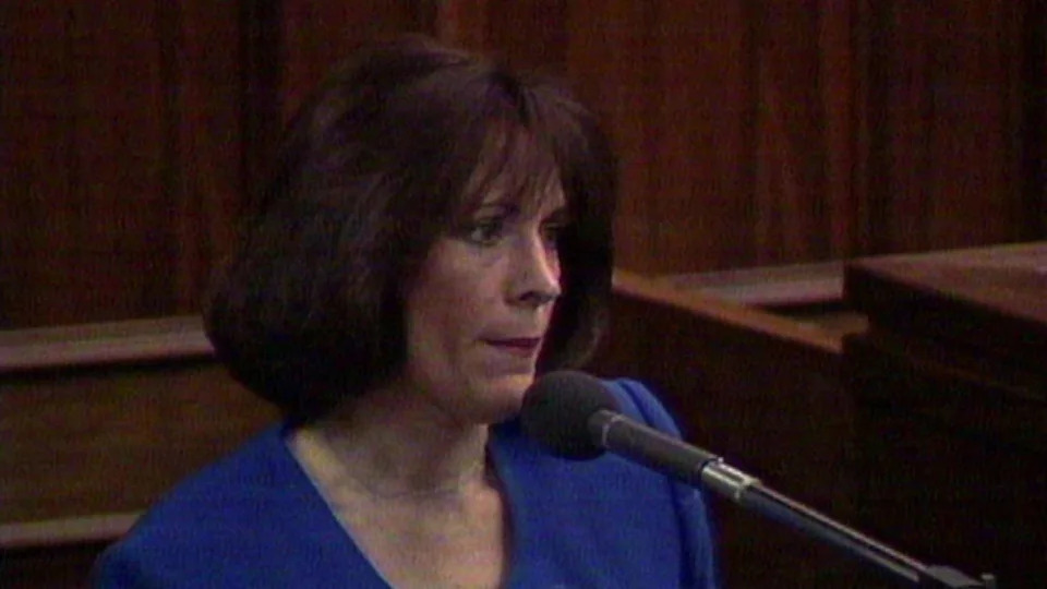 Judalon Smyth testifies in court. / Credit: KCAL