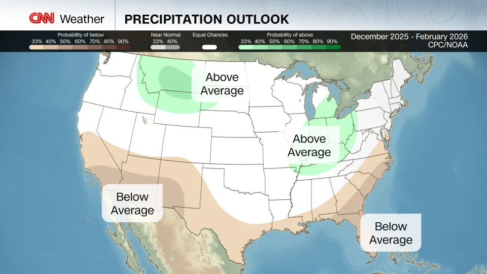 Winter precipitation forecast. - CNN Weather