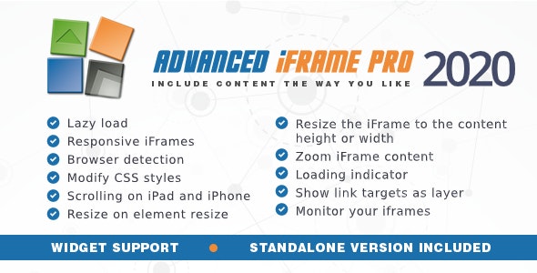Advanced iFrame Pro v2020