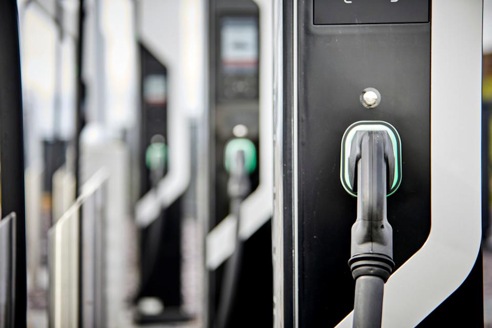 Public EV chargersGetty