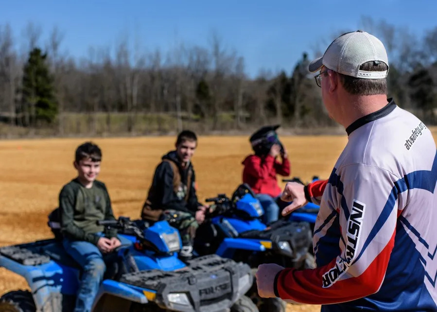 The Mississippi State University Extension Service 4-H ATV Safety Program can train more young people in each class after a recent grant award provided two new ATVs and additional safety equipment. The Polaris T.R.A.I.L.S. grant program awarded the youth development program $10,000. (Photo by MSU Extension Service/Kevin Hudson)
