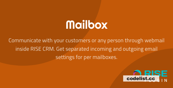 Mailbox plugin for RISE CRM v1.4