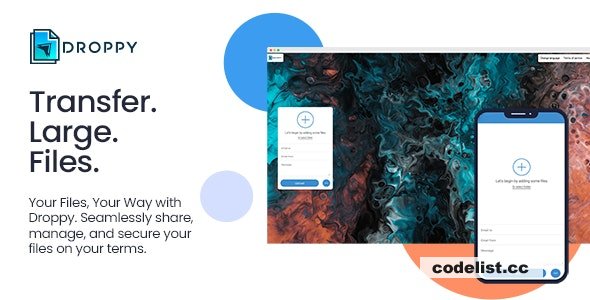 Droppy v2.6.7 - Online file transfer and sharing - nulled