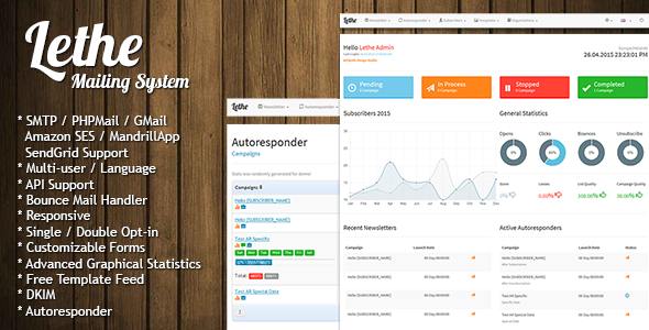 Lethe v2.2 - PHP Newsletter & Mailing System 