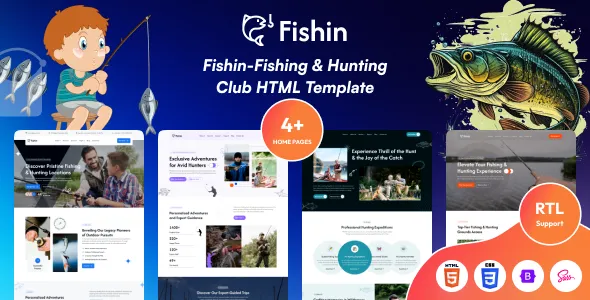 FIshin - Fishing & Hunting Club HTML Template v1.0