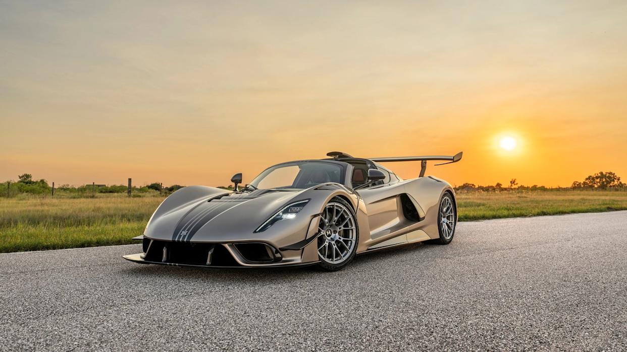 Hennessey’s One-Off Venom F5 Revolution LF Debuts With 2,031 hp and a Gated Manual