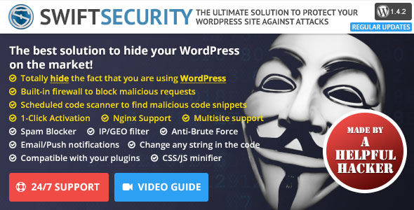 Swift Security Bundle v1.4.2.11 - Hide WordPress, Firewall, Code Scanner