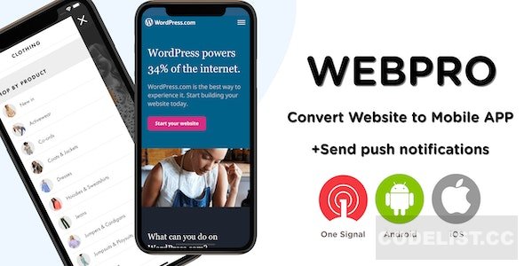 WEBPRO  v1.0 - Universal WebView Configurable React Native Mobile Application