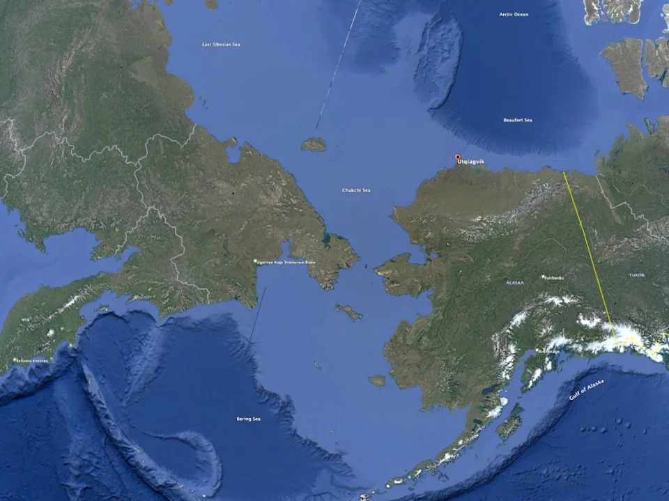 China now has five icebreakers in the Arctic (Google Earth)