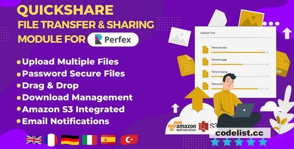 QuickShare v1.1.0 - File transfer & sharing module for Perfex CRM