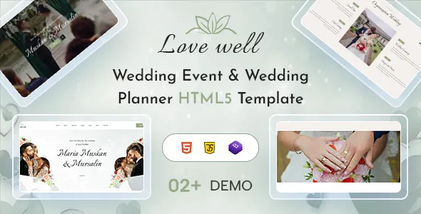 Lavewell - Wedding Planner and Photography HTML5 Template v1.0