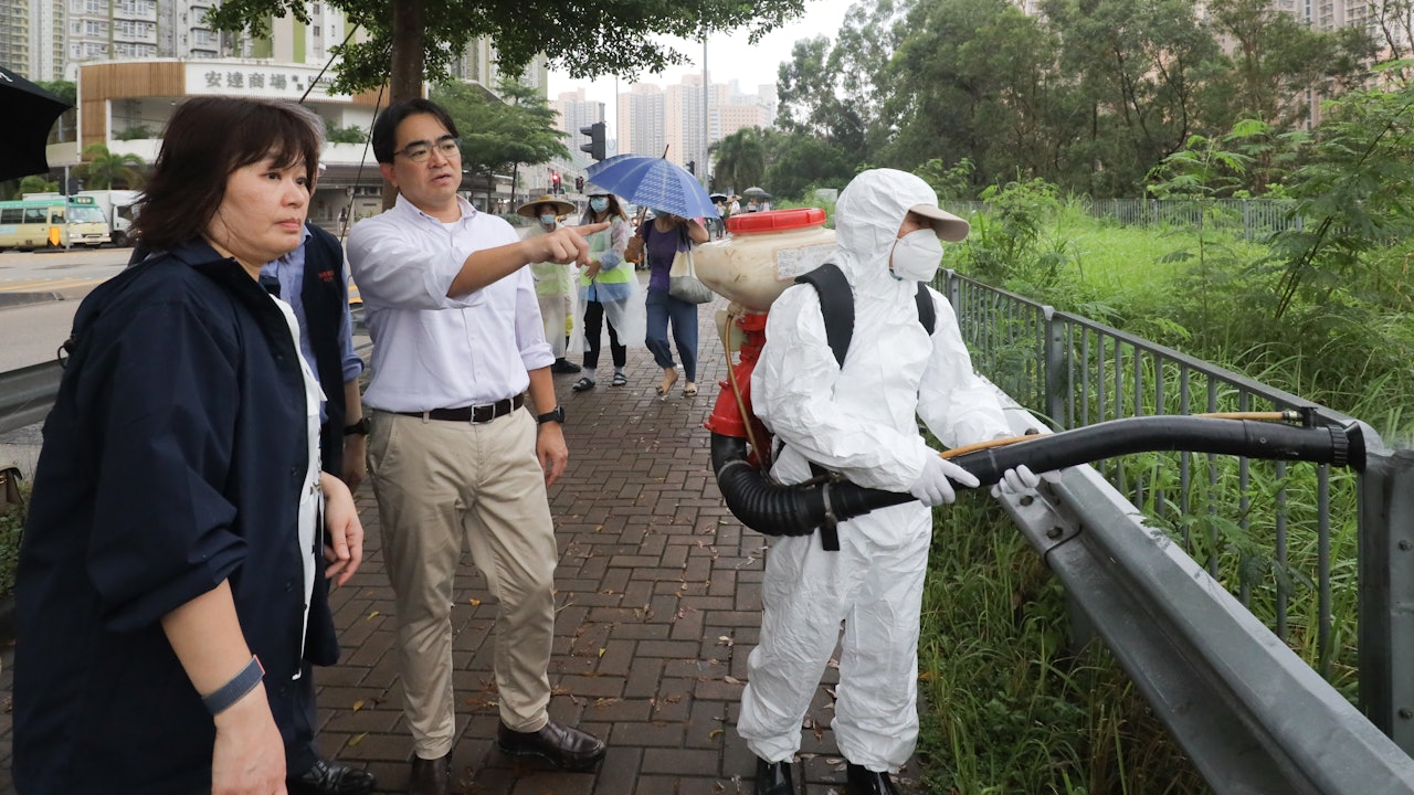基孔肯雅熱｜今沒新增個案　食環署巡安達邨地盤積水　發22通知書