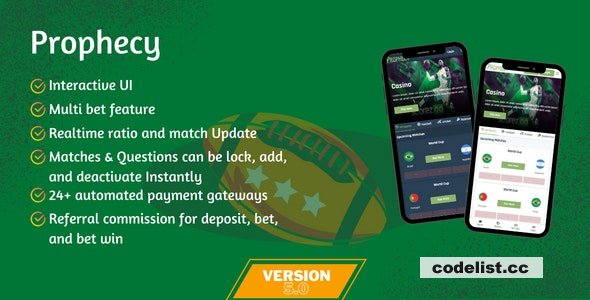 Prophecy v5.0.2 - An Online Betting Platform
