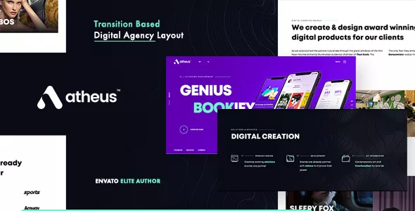 Atheus - Modern Creative Agensy WordPress Theme v1.1.0