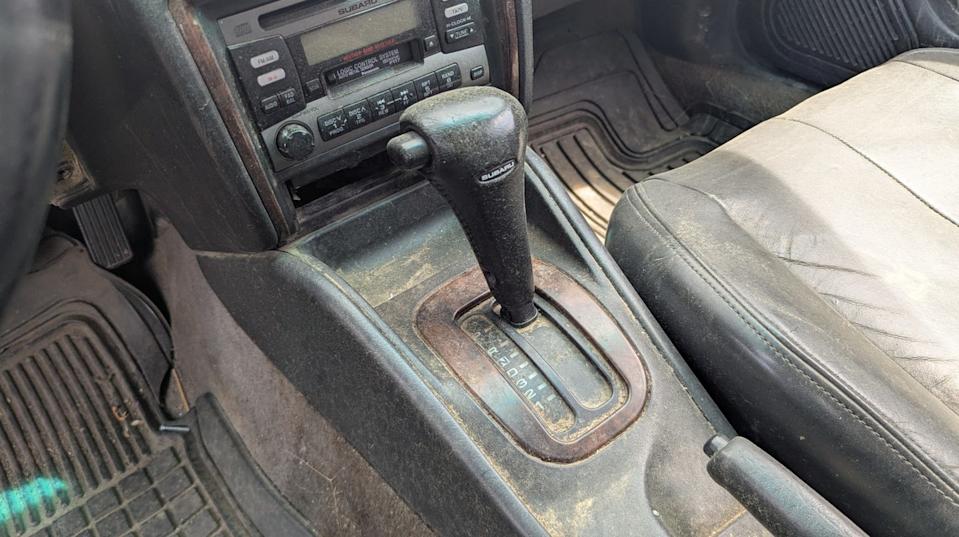 1998 subaru legacy outback wagon with 500k miles in colorado junkyard