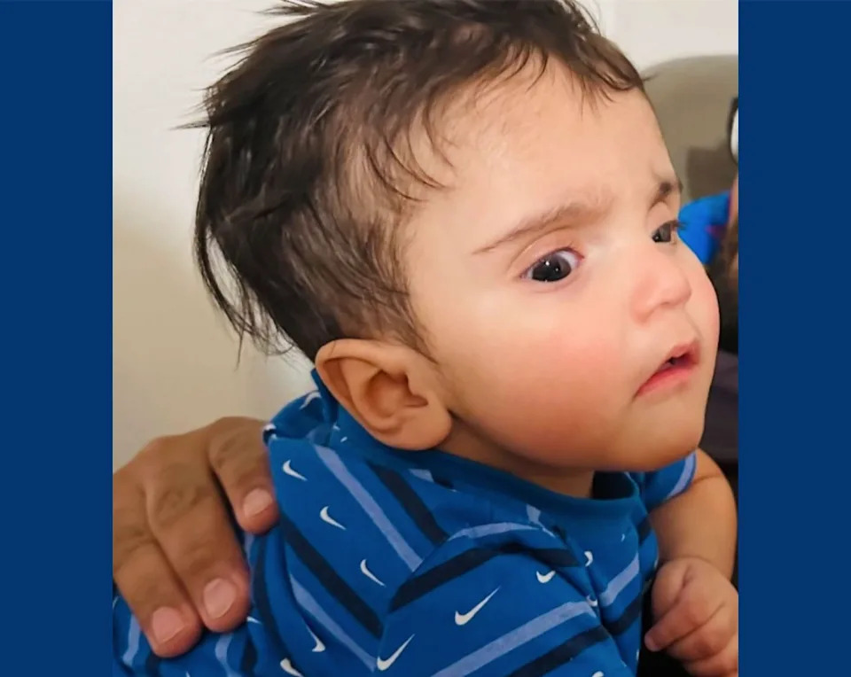 Emmanuel Haro, a 7-month-old boy who was kidnapped from San Bernardino County on August 14, 2025 (San Bernardino County Sheriff's Office)