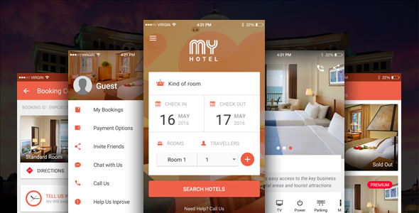 My Hotel - Ionic Theme, Ionic Template for Mobile Booking Hotel App My Hotel - Ionic Theme, Ionic Template for Mobile Booking Hotel App