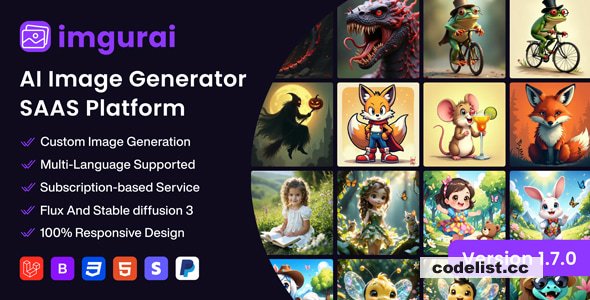 Imgurai v1.7.0 - AI Image Generator (SAAS) - nulled