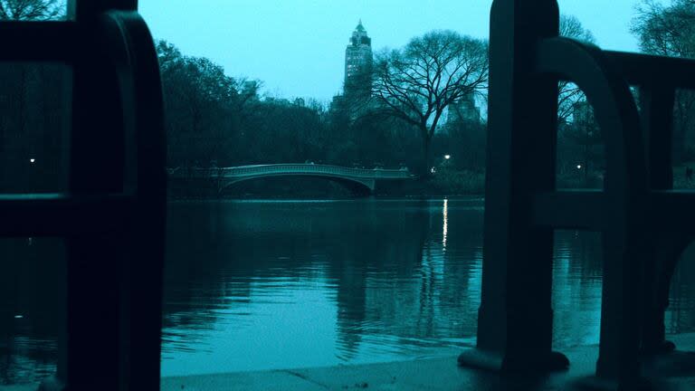 La glorieta en Central Park donde asesinaron a Michael McMorrow (Foto: Netflix)