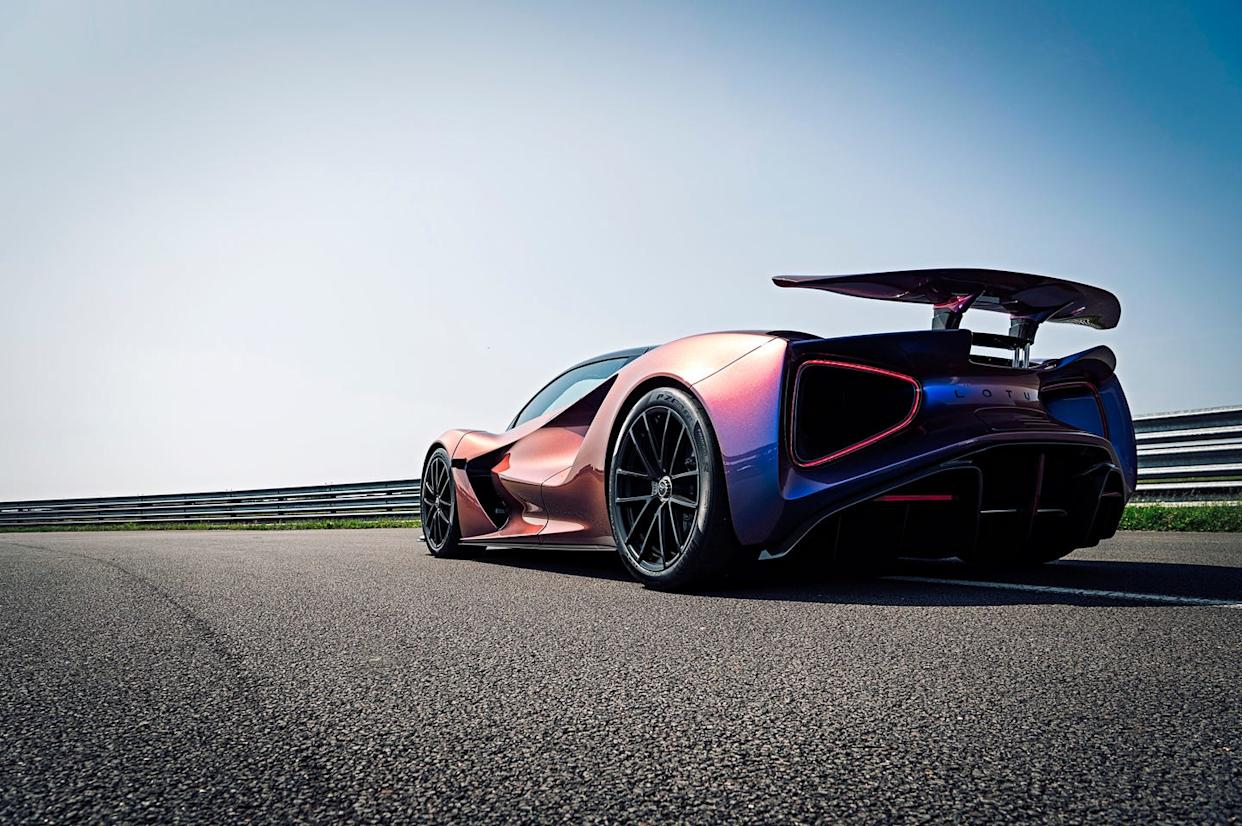 Check Out Exterior Photos of the 2025 Lotus Evija EV Supercar