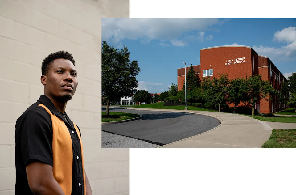 Lima Senior High school in Ohio. (Cydni Elledge for NBC News)