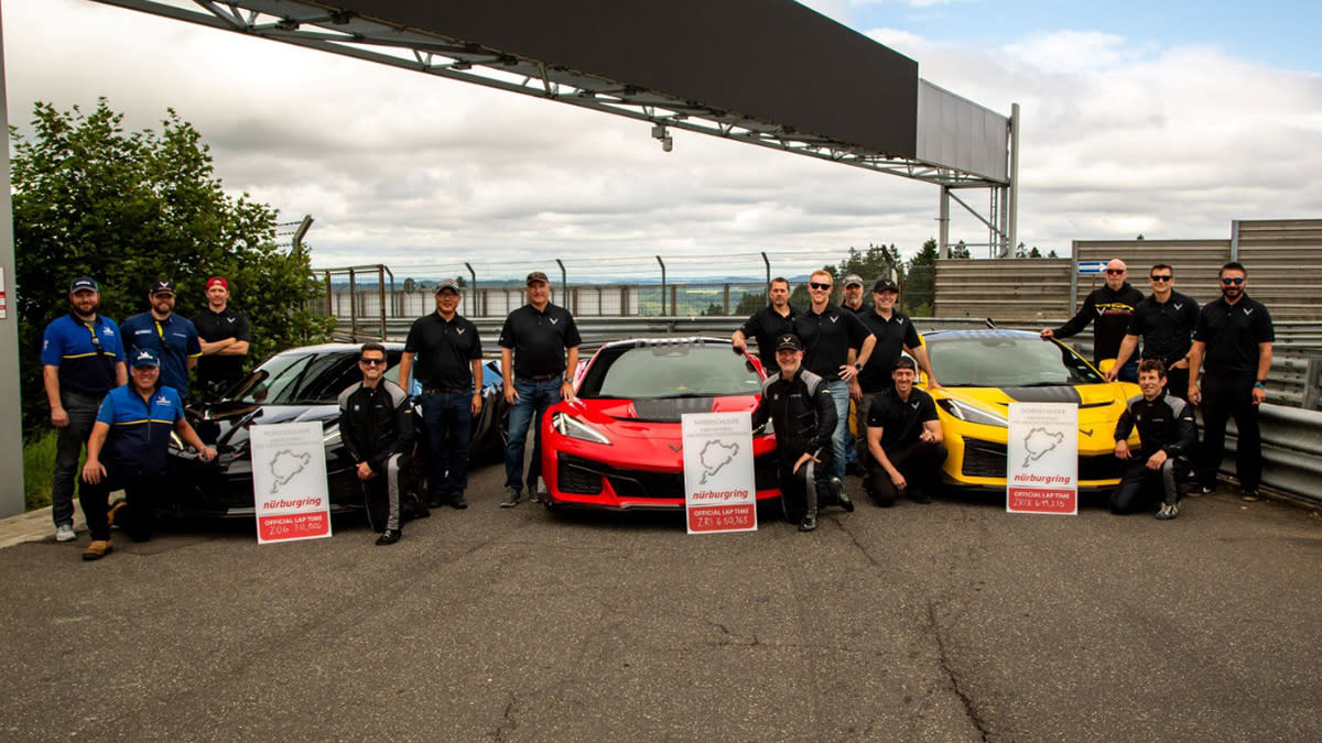 Chevrolet’s Record-Setting Nürburgring C8 Corvettes in Photos