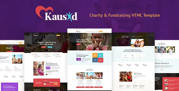 Kausid - Responsive HTML Template for Charity & Fund Raising v1.0