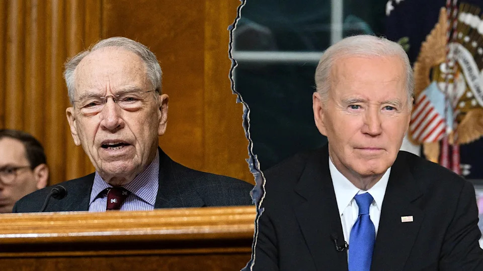 Sen. Chuck Grassley says he was 'naive' in how he looked at Biden as president, calls him ineffective