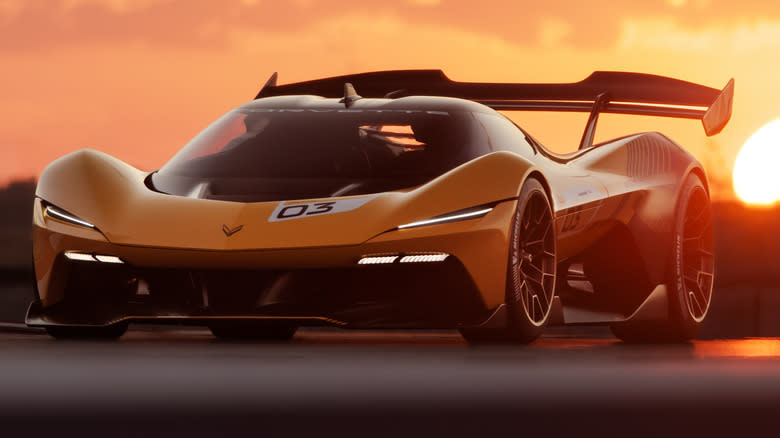 Front 3/4 view of the Chevrolet CX.R Vision Gran Turismo concept