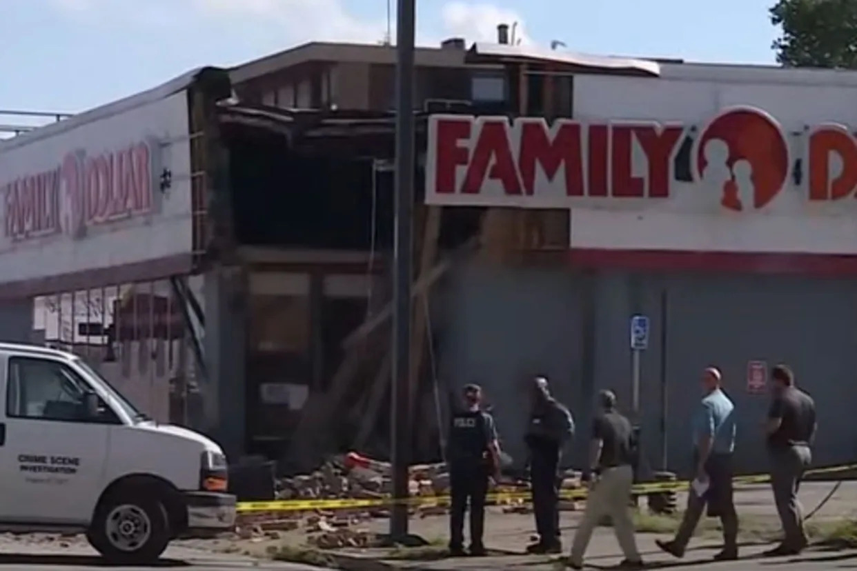 KMBC 9/Youtube The Family Dollar store in Kansas City on July 27.