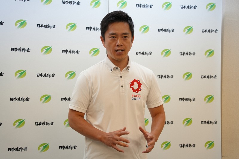 吉村氏「もう一回頑張れと」　維新代表に再任　「挙党態勢」繰り返す