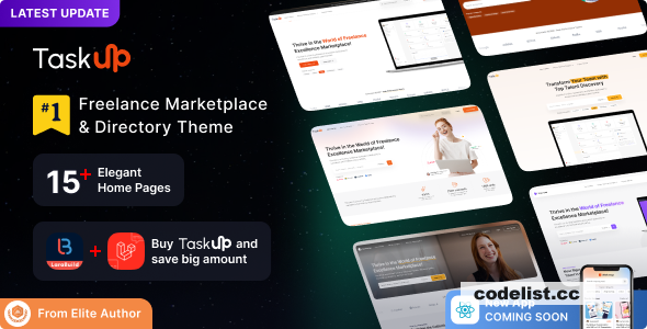 Taskup v2.4 - Laravel Freelance Marketplace & Service Finder