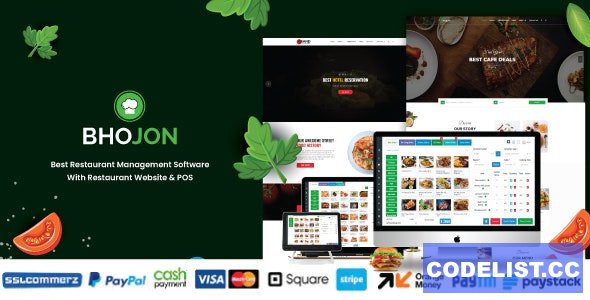 Bhojon v3.0 - Best Restaurant Management Software with Restaurant Website - nulled