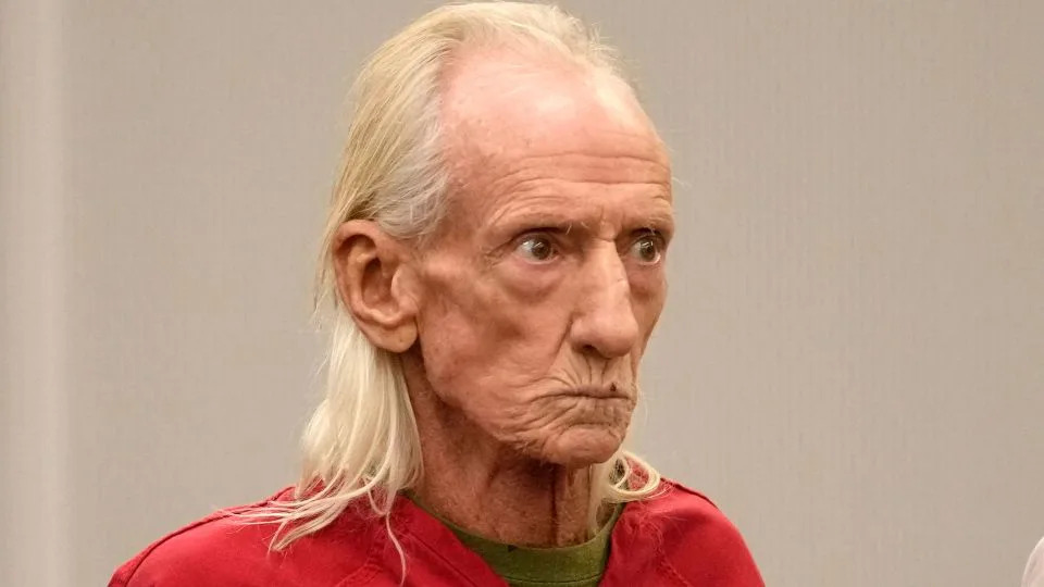 Joseph Czuba, 71, stands before Circuit Judge Dave Carlson for his arraignment at the Will County courthouse, on October 30, 2023, in Joliet, Illinois. - Charles Rex Arbogast/AP
