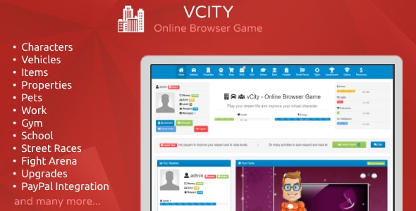 vCity - Create Your Own Browser Game vCity - Create Your Own Browser Game