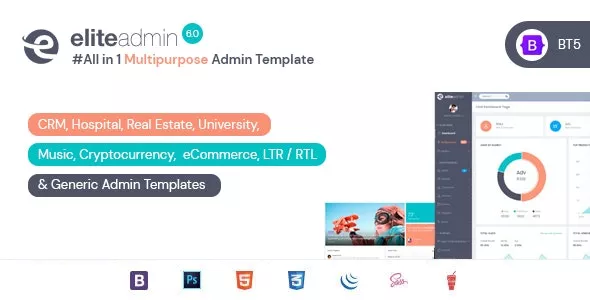 Elite Admin - Bootstrap 5 Dashboard Template v6.0