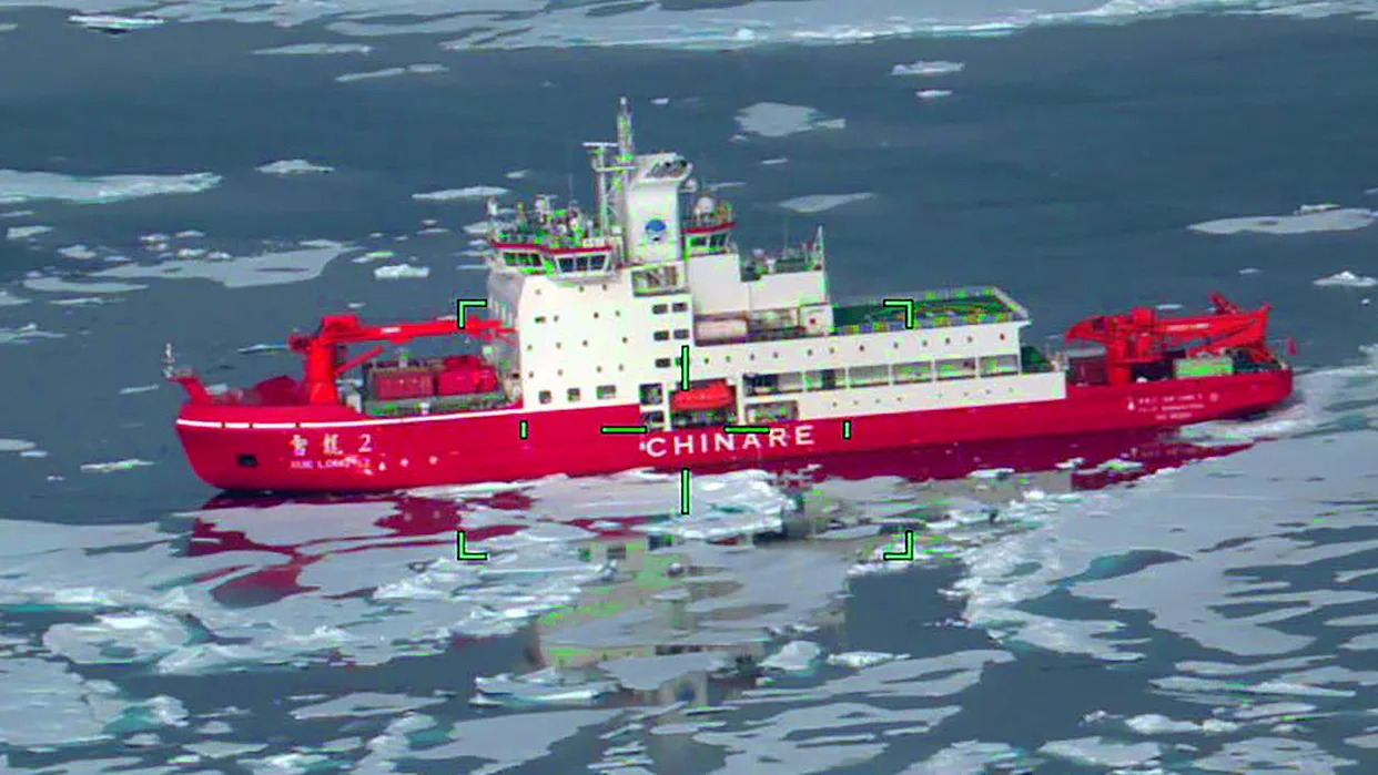 Unprecedented Chinese Icebreaker Deployment Off Alaska Being Monitored By U.S.