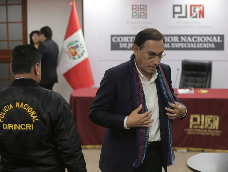 Peru jails another ex-president, ordering Vizcarra's detention awaiting trial