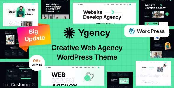 Ygency - Web Design Agency WordPress Theme v1.0.3