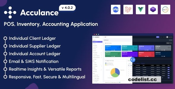 Acculance v4.0.2 - POS, Inventory, Accounting Application - nulled