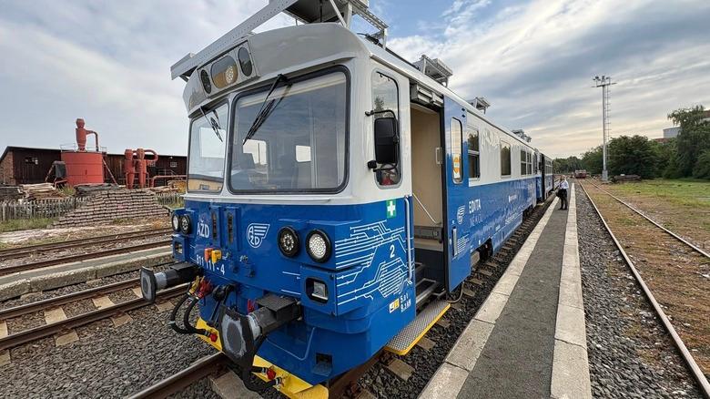 Driverless Test Train Already Carrying Passengers And Stopping For Sheep