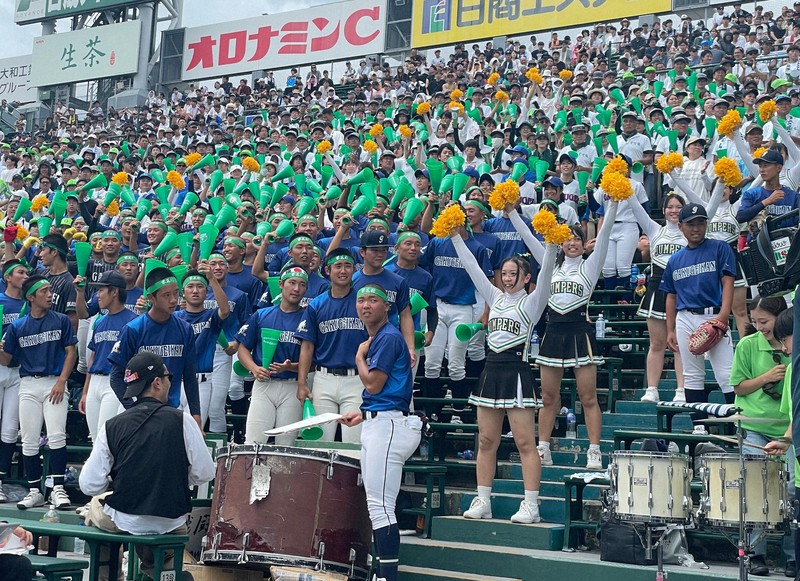 岡山学芸館が響かせる名物　ファジアーノの桃太郎チャント　甲子園